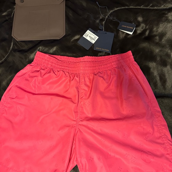 MONOGRAM NYLON SWIM BOARD SHORTS - Picture 2 of 9